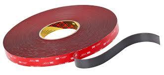1"X1" SQUARES, 3M VHB TAPE, RED LINER